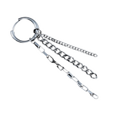 Silver Tri-Chain Earring